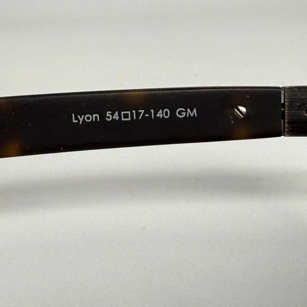Republica Lyon‎ 54-17-140 GM Rectangular Sunglasses Gunmetal Tortoise Mens